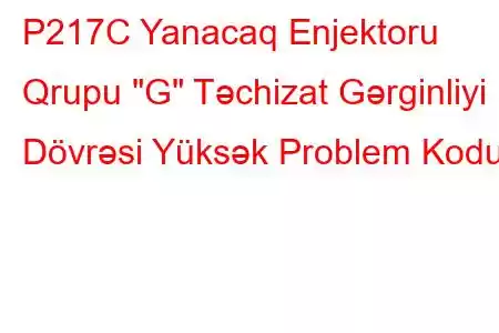 P217C Yanacaq Enjektoru Qrupu 