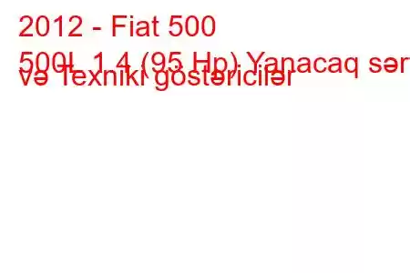 2012 - Fiat 500
500L 1.4 (95 Hp) Yanacaq sərfi və Texniki göstəricilər