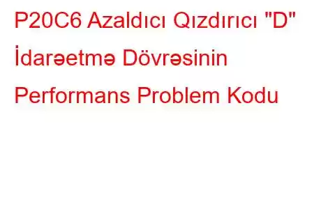 P20C6 Azaldıcı Qızdırıcı 